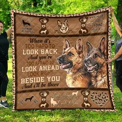 German Shepher Quilt Blanket Dhc03011048Dd and Home Decor