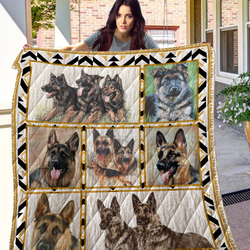 German Shepher Quilt and Home Decor