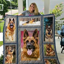 German Shepherd 3D German Shepherd Quilt Blanket  Dhc04011467Dd and Home Decor