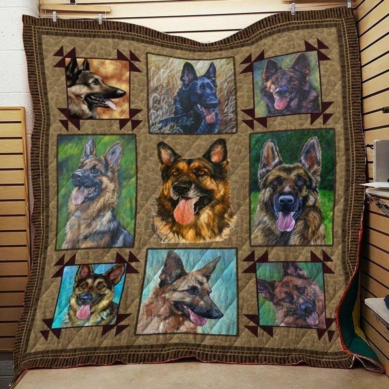 German Shepherd CL 3D Customized Quilt and Home Decor