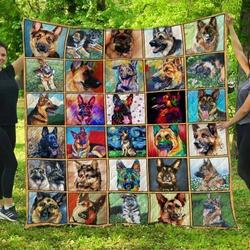 German Shepherd Cl08110218Mdq Quilt Blanket and Home Decor