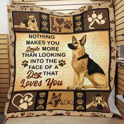 German Shepherd Dog Quilt Blanket ABC07111122 and Home Decor