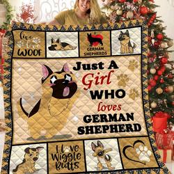 German Shepherd Quilt Blanket Bbb291104Nb and Home Decor