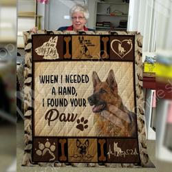 German Shepherd Quilt and Home Decor