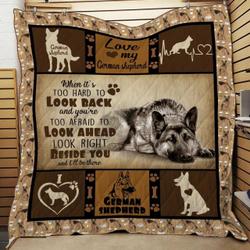 German Shepherd Quilt Icy and Home Decor