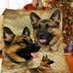 German Shepherd Quilt Idn and Home Decor