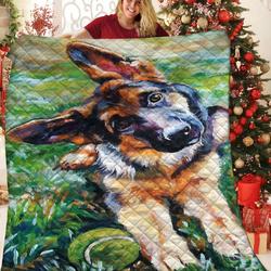 German Shepherd Quilt Ifv and Home Decor