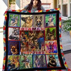German Shepherd Quilt Ilk and Home Decor
