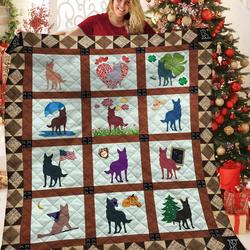 German Shepherd Quilt Ilu and Home Decor