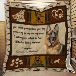 German Shepherd T5 Love My BHDE47 3D Customized Quilt Hip and Home Decor