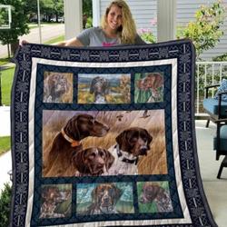 German Shorthaired Pointer Qui29001 3D Personalized Customized Quilt Blanket 16 and Home Decor