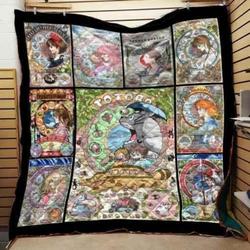 Ghibli Antique Art Blanket Th0907 Quilt and Home Decor