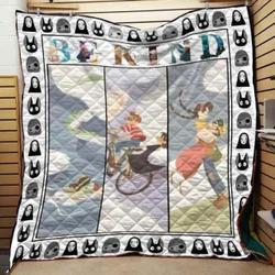 Ghibli Be Kind Laputa Kiki Delivery Blanket Th0907 Quilt and Home Decor