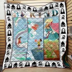 Ghibli Be Kind Ponyo Blanket Th0907 Quilt and Home Decor