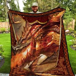 Ghost Dragon Washable Quilt P58 and Home Decor