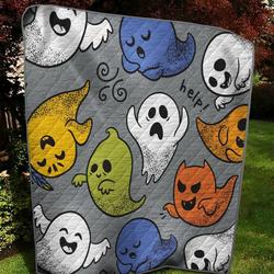 Ghost Quilt Blanket and Home Decor