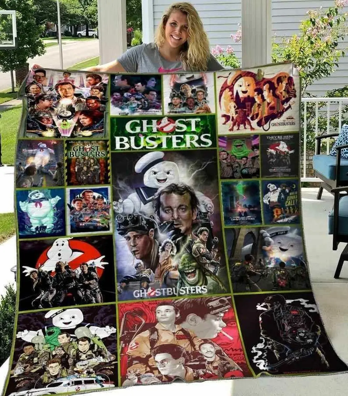 Ghostbusters 1 Blanket Th1607 Quilt and Home Decor
