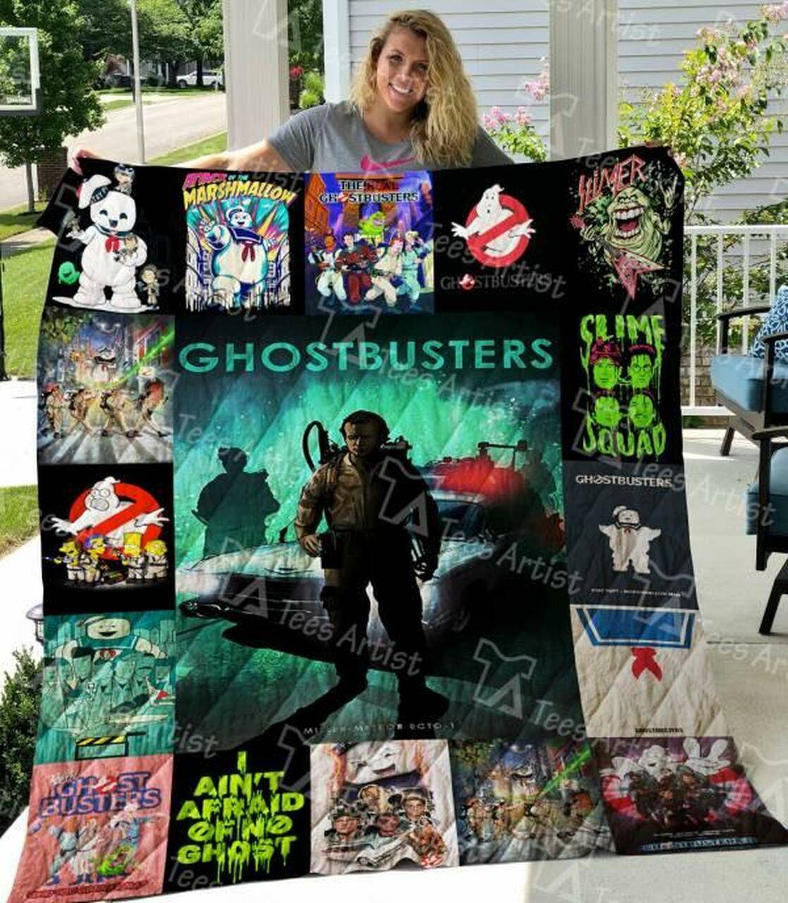 Ghostbusters Quilt Blanket M100607 Quilt and Home Decor