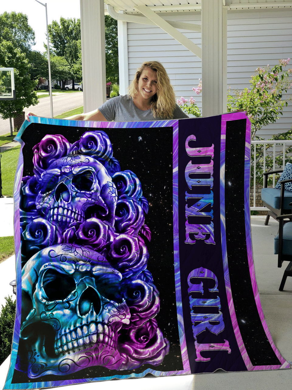 Gift For June Girl Quilt Ari Fuct3009 and Home Decor