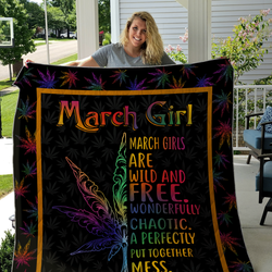 Gift For March Girls Quilt Ard Fuct3009 and Home Decor