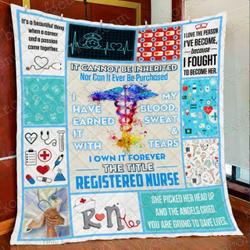 Gifts For Nurses Registered Nurse I Own It Forever Nurses Quilt and Home Decor