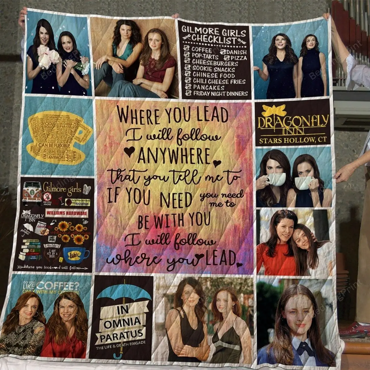 Gilmore Girls Quilt Blanket and Home Decor