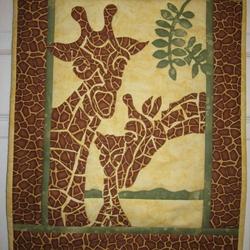 Giraffe Cl280646 Quilt Blanket and Home Decor