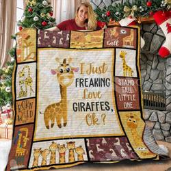 Giraffe LG Light It Up 3D Customized Quilt and Home Decor