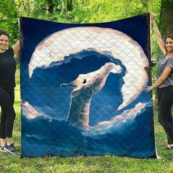 Giraffe Quilt Blanket ABC07112858 and Home Decor