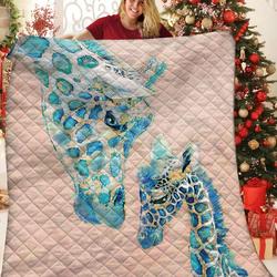 Giraffe Quilt Hmk and Home Decor