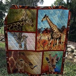 Giraffe Steam Powered Giraffe Awesome Ah Quilt Derqnx and Home Decor