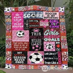 Girl Got Game Quilt Blanket Tm99  Quilt and Home Decor