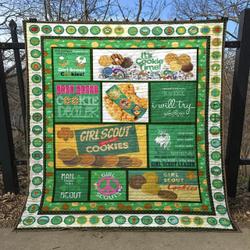 Girl Scout Cookie Pkt240615 Quilt Blanket and Home Decor