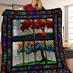 Glass Quilt Blanket C9B240214NM and Home Decor