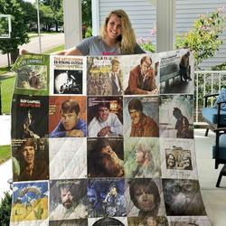 Glen Campbell Quilt Blanket and Home Decor