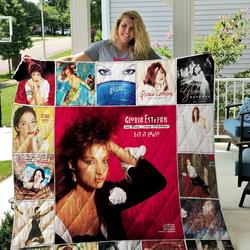 Gloria Estefan Quilt Blanket 01228 and Home Decor