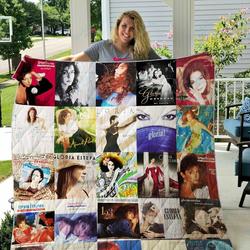 Gloria Estefan Quilt Blanket and Home Decor