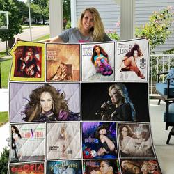 Gloria Trevi Quilt Blanket and Home Decor