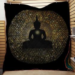 Glowing Buddha Quilt and Home Decor