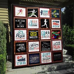 Go Running Pkt200623 Quilt Blanket and Home Decor