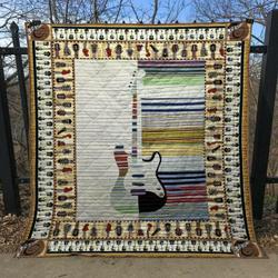 Go Where The Guitar Takes You Quilt Blanket Yct8  Quilt and Home Decor