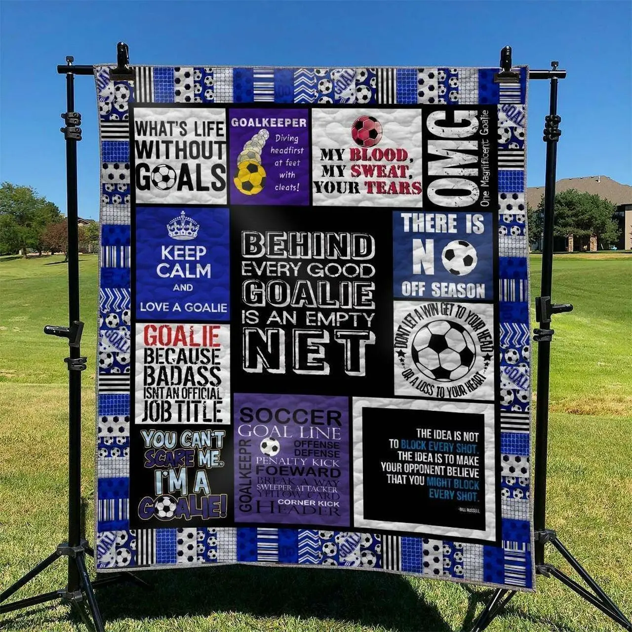Goal Of Life DHCLD0909 Quilt Blanket and Home Decor
