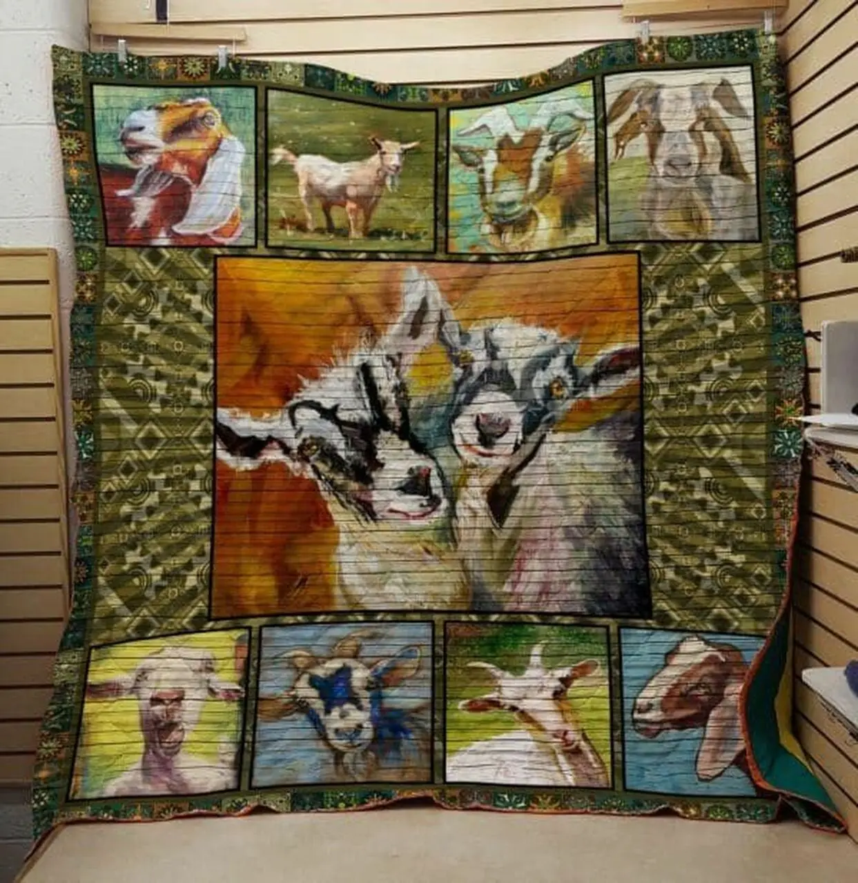 Goat Oh My Goat Quilt Blanket Dhc0201201206Td and Home Decor