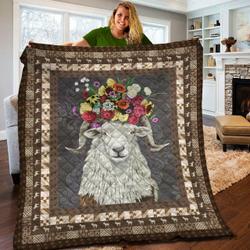 Goat Quilt Zmj and Home Decor