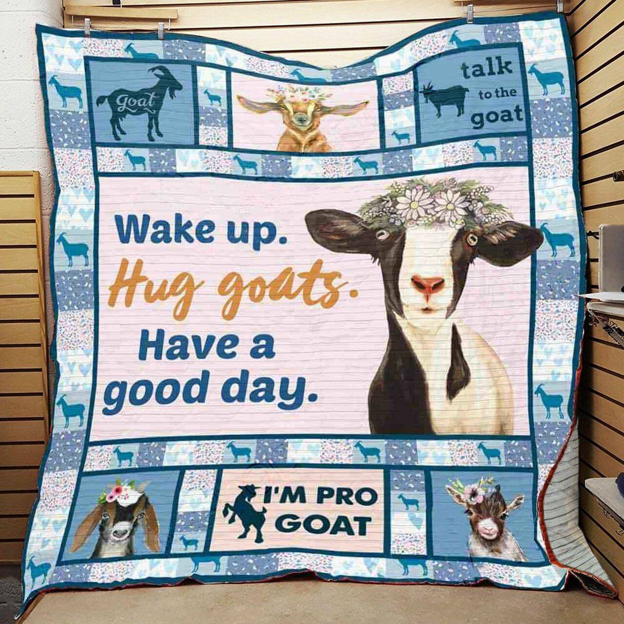Goat Quilt Zpb and Home Decor
