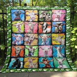 Goat Stand By Me Awesome Ah Quilt Derqbm and Home Decor