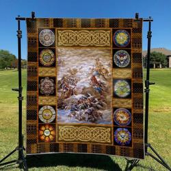 God 01 DHCLD0909 Quilt Blanket and Home Decor