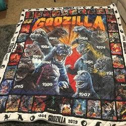 Godzilla 1954 2019 Legend Movie For Fan Quilt Blanket Quilt Blanket and Home Decor