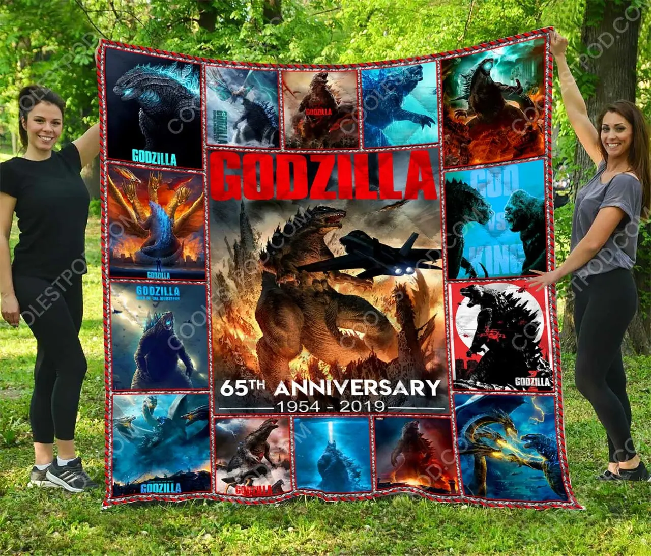 Godzilla H89 - Quilt and Home Decor