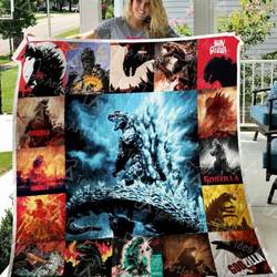 Godzilla Quilt Blanket M160641  Quilt and Home Decor